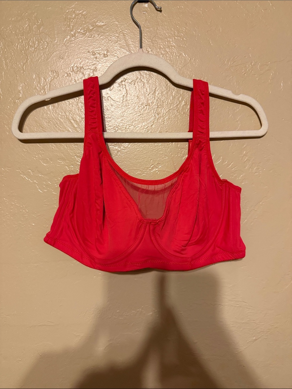 Women’s Supportive Red Wireless Bra